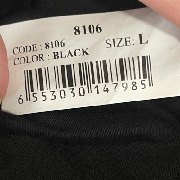 Ron Tomson Capsule Black Cotton/Linen Tunic L - Picture 8 of 10